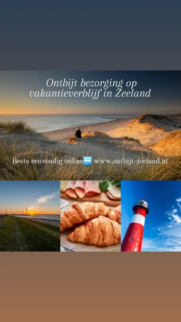 Ontbijt bezorging op vakantieverblijf in Zeeland